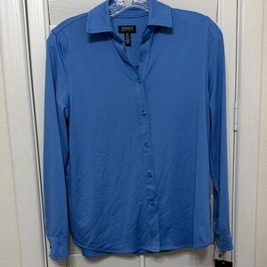 Jones New York Classic Blue Shirt